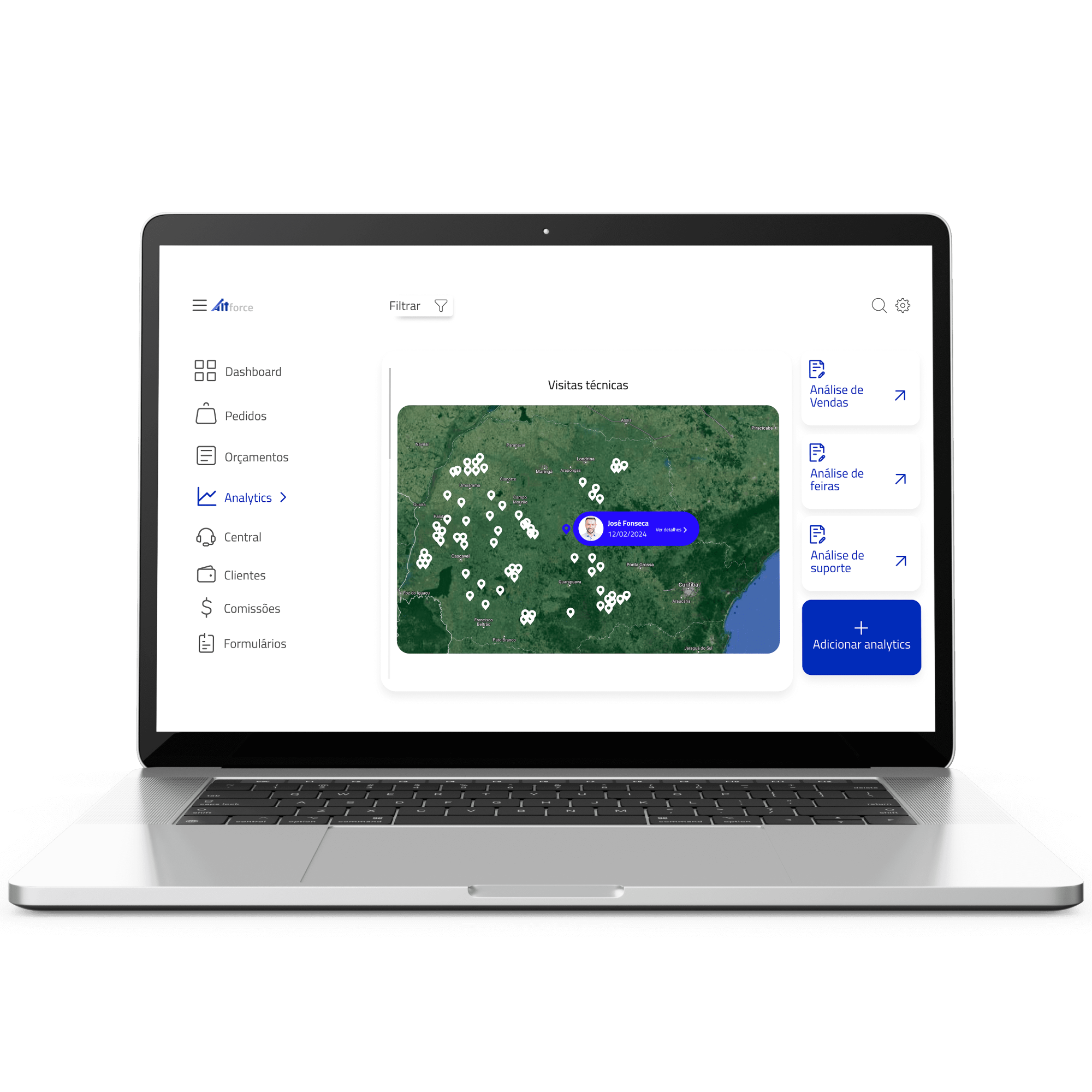 AltForce, força de vendas para indústrias de implementos agrícolas.